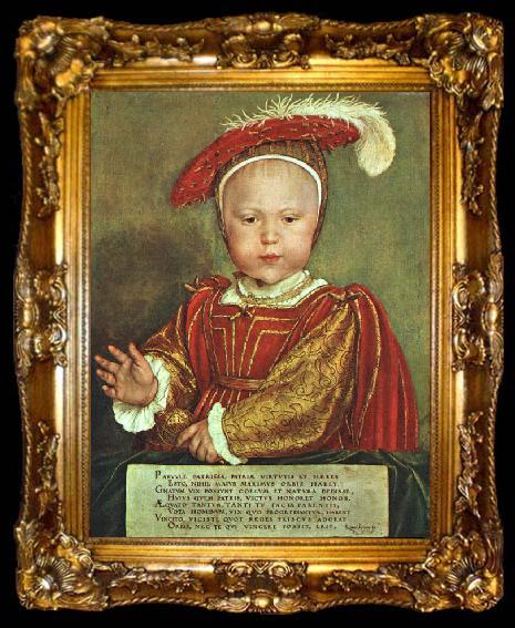 framed  Hans Holbein Edward VI as a Child, ta009-2